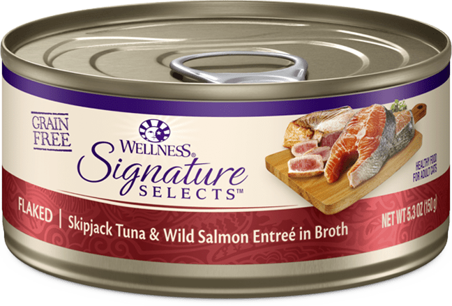 Wellness Core Signature Selects Flaked Skipjack Tuna & Salmon